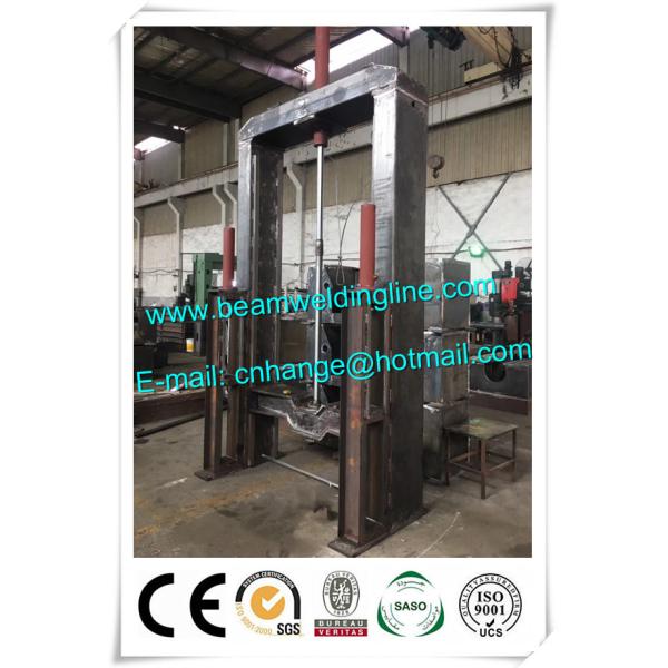 Automatic H Beam Production Line , H Beam Assembling Welding Straightening Machine