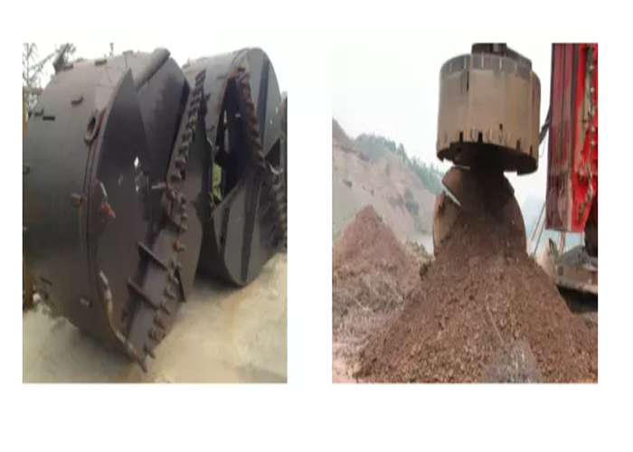 Rotary Machine Drilling Bucket Q345 Material Difference Size ASD 0