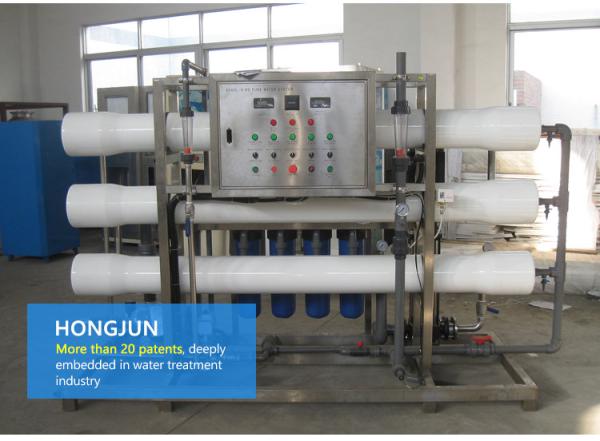 Quality SS Reverse Osmosis Water Purification Equipment With Active Carbon And Quartz Sand for sale