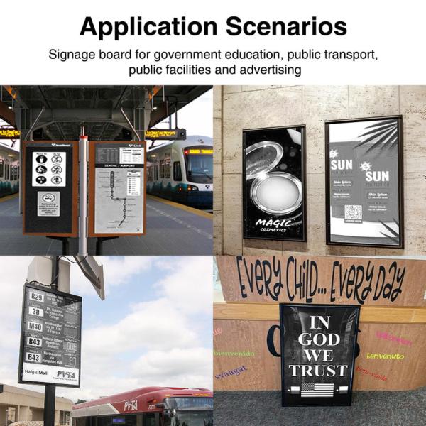 31.2 Inch Electronic Paper Display Screen Apply On Bus Station Sign