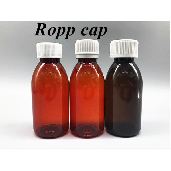 Hot Sale 3oz 4oz 5oz Amber Plastic Pharmaceutical Cough Syrup Bottle for Oral Liquid