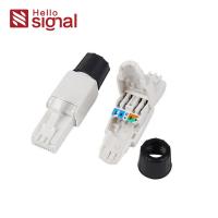 Solid And Stranded Unshielded UTP CAT6A RJ45 Toolless Plug ZC-G40U-C6A for sale