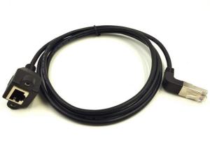 Bare Copper Conductor Network Data Cable RJ45 10P10C Connector PVC Jacket