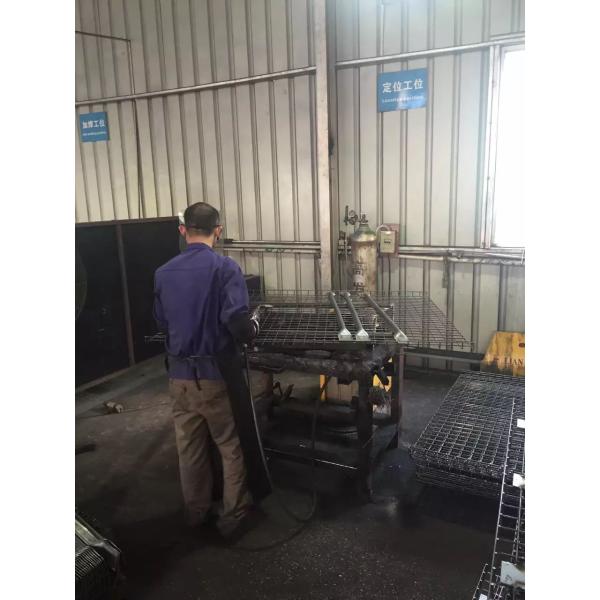 Powder Coated Pallet Rack Wire Decking Rust Resistant Long Life Span