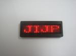 Red Scrolling led name badge, Mini Led message badge