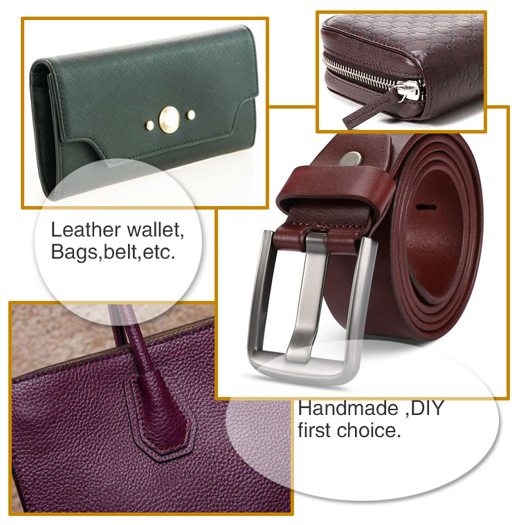 Waterproof Waxed Thread 1MM Handmade DIY Leather Thread with Sintered 150D Flat Design