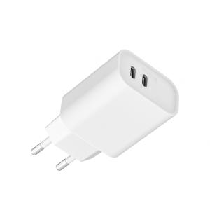 Dual USB C Port PD Fast Charger Adapter 40W For Apple Watch & IPhone