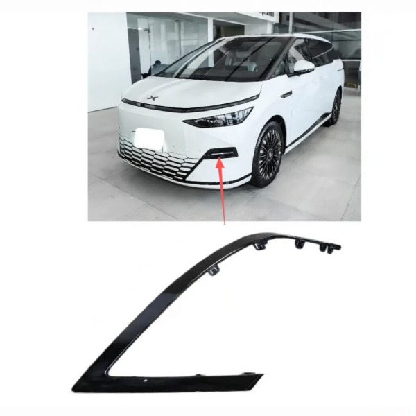 For Xiaopeng X9 Front Bumper Trim Strip, Front Bumper Bright Strip, Left and Right Front Bumper Trim Strips