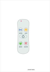 OEM ODM Lamp Control Remote  Full Operational With 6 Sets Switches