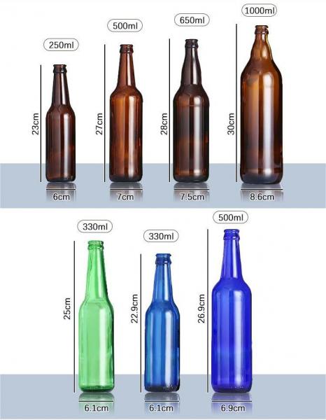 2 Liter 330ml Empty Soda Glass Bottles For Liquor Pepsi
