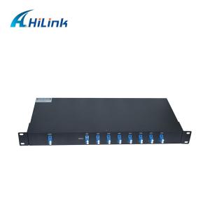 China 19&quot; 1U Standard Rack 8CH DWDM Mux Demux CH21 - CH28 LC UPC Connectors wholesale