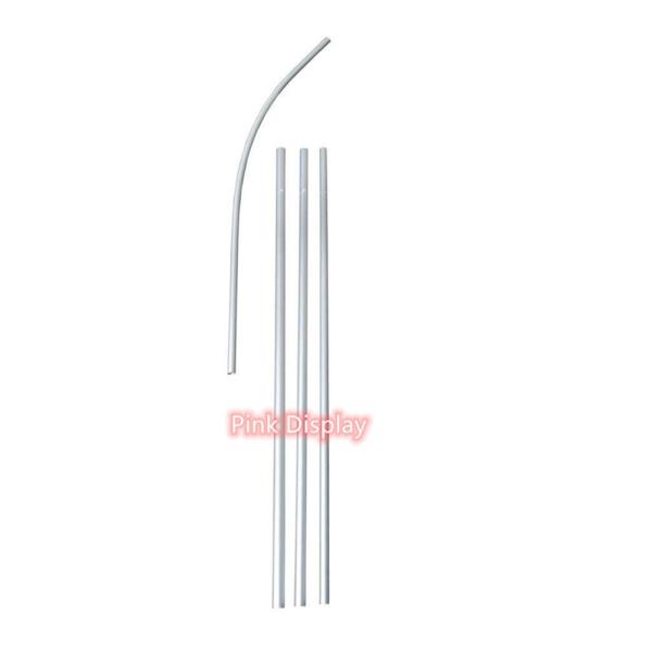 Quality 5m Retractable Teardrop Vertical Flag Pole for sale