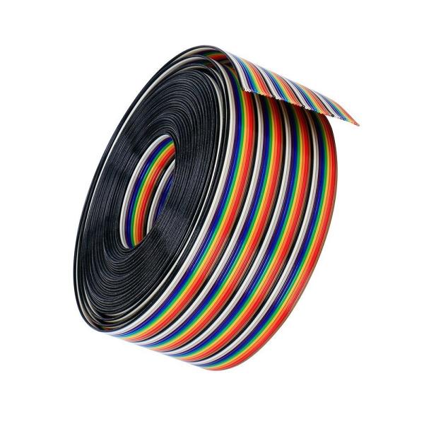 Quality Flexible Ribbon Color Flat Cable for Communication Equipment Minimum Thickness 0.69 for sale