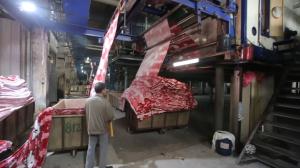 China Uploading Velvet Fabric Loop Ager Machine 600m wholesale