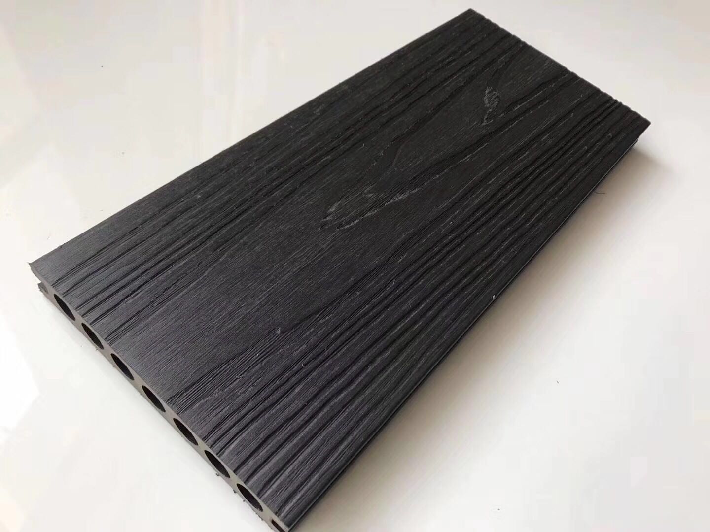Damp Proof WPC Co Extrusion Decking 2.9M Black Deck Tech Wpc Composite Decking
