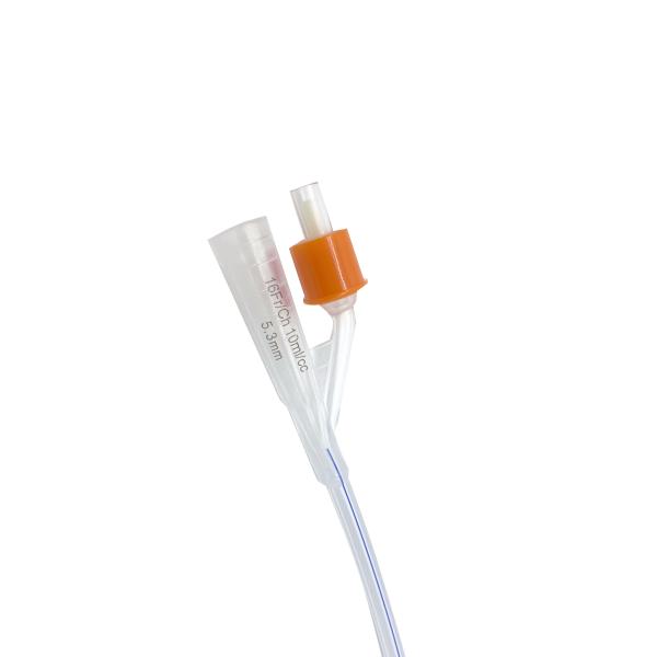 Homecare Silicone Urinary Catheter , 2 Way 30cc Balloon Foley Catheters