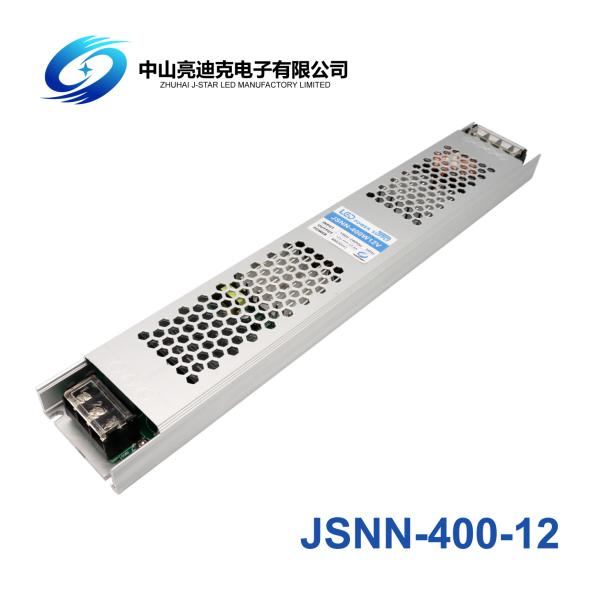 Extra Slim 12V 400W LED Light Box Power Supply Stainless Steel Shell