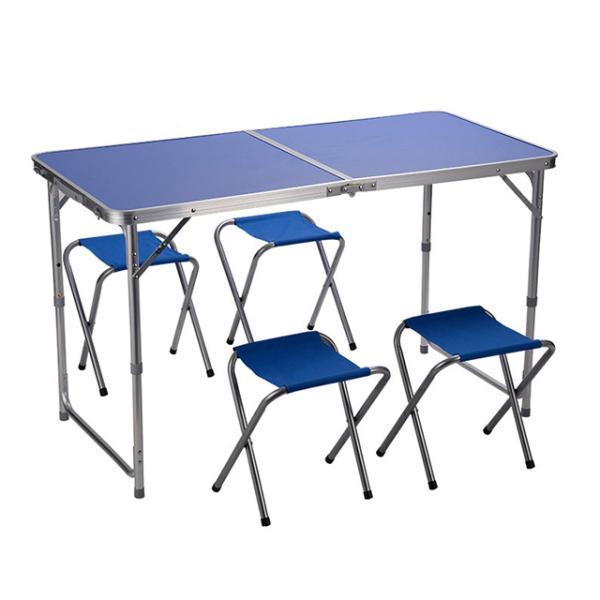 Multipurpose Garden Folding Table And Chairs With MDF Table Top