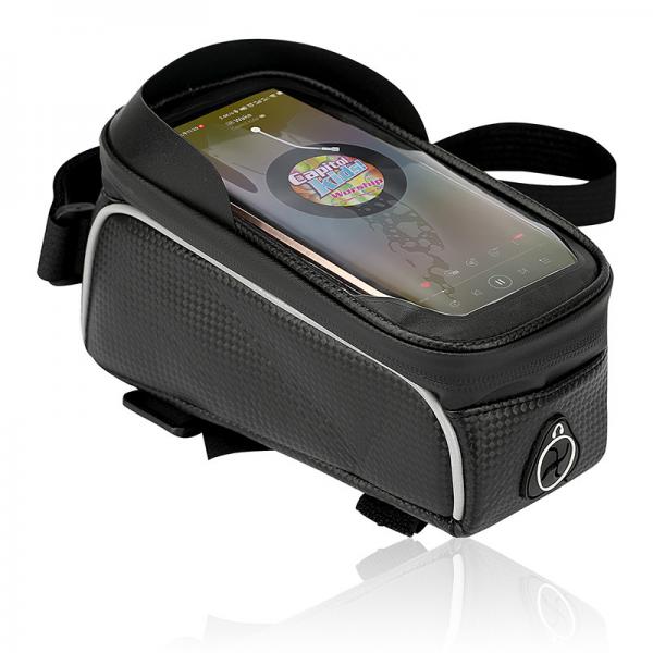 Quality Waterproof Bike Phone Bag Front Frame Bicycle Bag Pouch 8x3x5" for sale