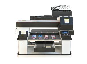 China Automatic Multifunction A4 UV Flatbed Printer 3D Emboss Varnish wholesale