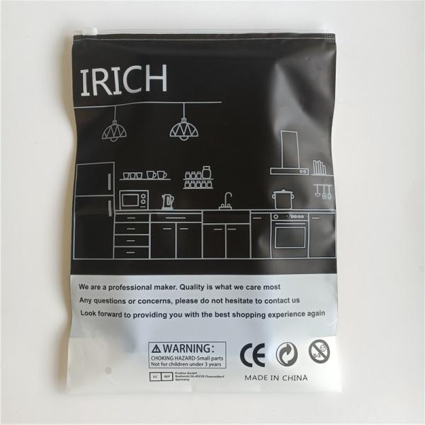 Quality Clothing Storage with Custom Printed Cpe Slider Zipper Bag for sale