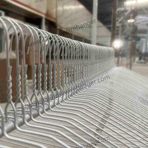 China 2.3mm Metal Laundry Wire Hanger For Cleaners-White wholesale