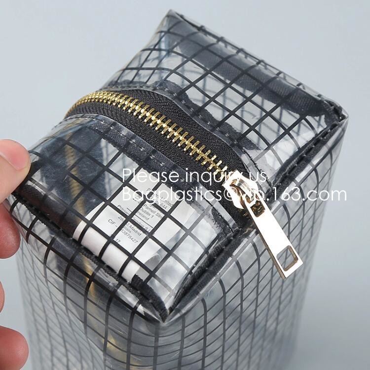 Custom Clear Pvc Lady Handbag Set Transparent Beach Tote Bag With Inner Pouch,Shoulder Tote Holographic PVC Beach Bag