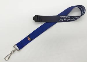 China Flat personalized printed funny polyester lanyards with customized logo wholesale