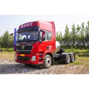 China Shacman Tractor Truck Euro 6 Rear Double Axle Rear Eight-Wheel 480HP 6X4 LNG Airbag Seat wholesale