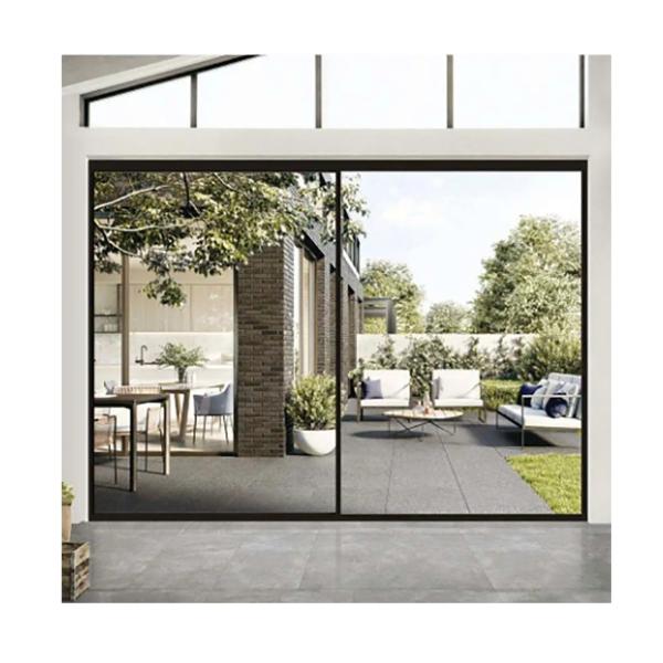 Quality Exterior Aluminum Sliding Doors With Large Glass View And 70mm Window Frame Width for sale