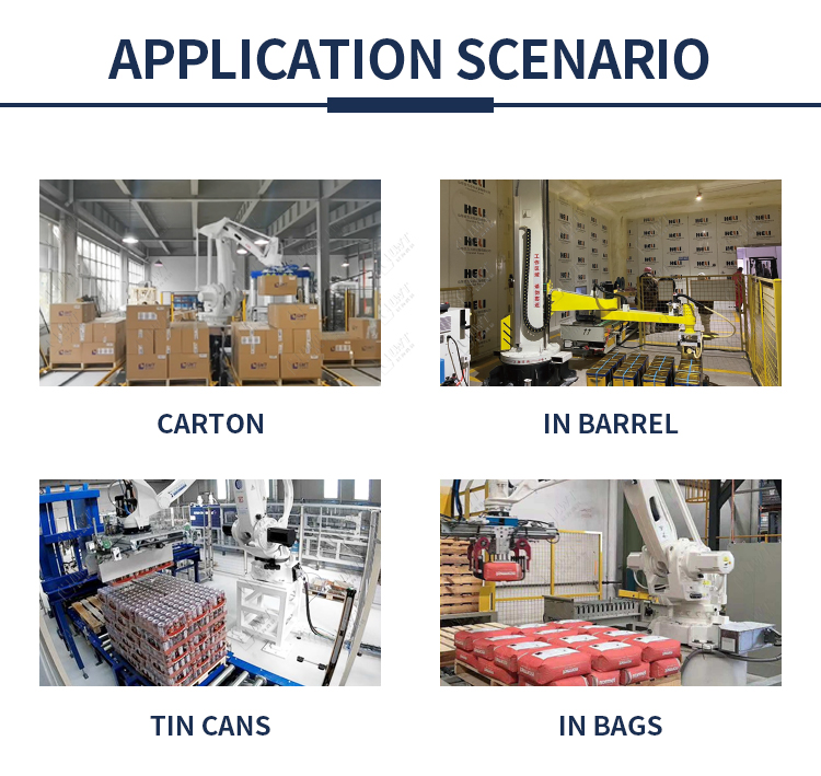 Automatic Palletizing System Line Machine Customized Robot Palletizer