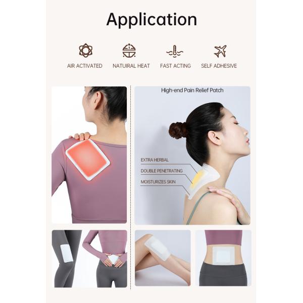 Hypoallergenic Menstrual Cramp Patches Disposable Menstrual Pain Patch