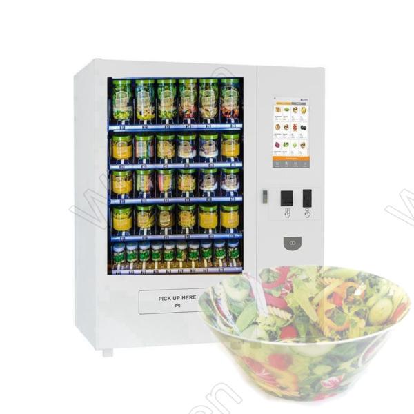 Quality Ce Fcc Wifi Card Payment Fresh Salad Vending Machine With Lift Sysstem for sale