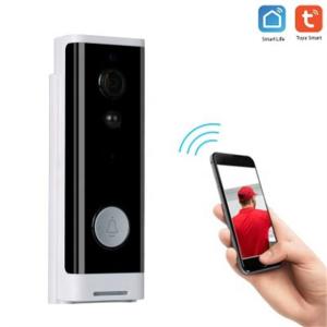 China App Control IP65 Smart Video Doorbell PIR Wake Up Tuya Door Viewer wholesale