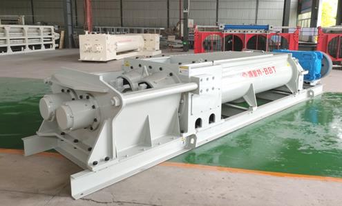 75kw Double Shaft Horizontal Feed Mixer Clay Brick Mixing Machinery