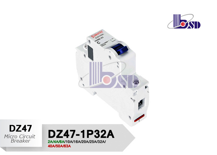D Curve Overload Circuit Breaker 3 Pole 4 Amp Motor Starting Applications
