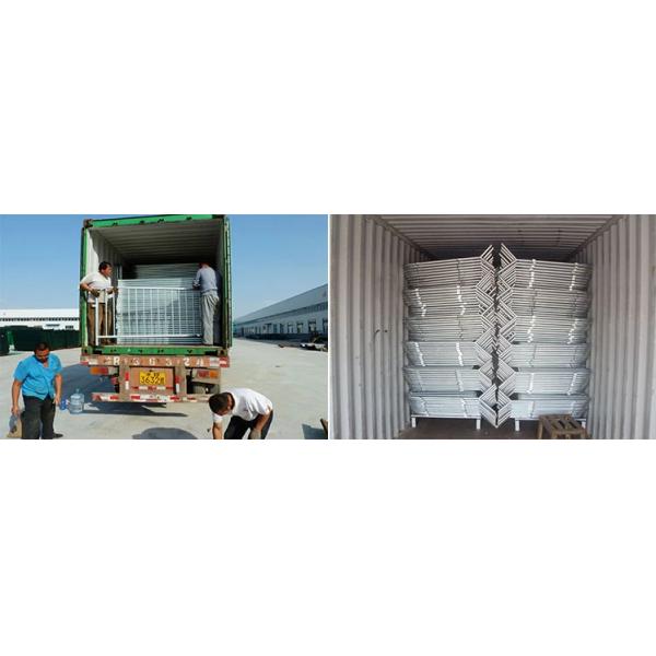 European Height 900mm Crowd Control Fence Panels 2.2m Length