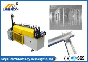 China Metal Stud And Track Roll Forming Machine , High Speed Metal Stud Making Machine wholesale