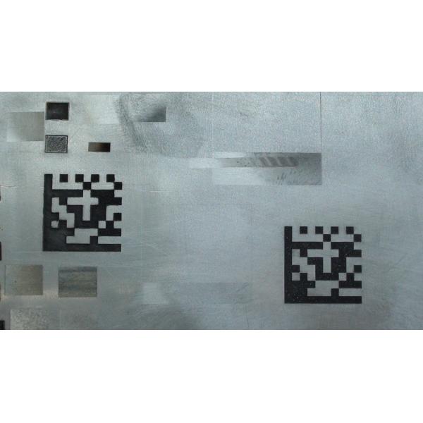 Sheet Metal Data Matrix Deep Marking Fiber Laser Marking System , Laser Power 20w