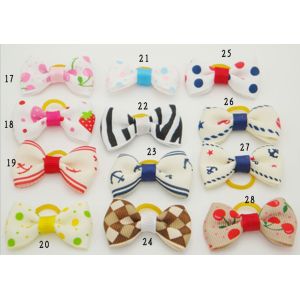 China Design Cute Dog Bows Bands Beauty Pet Hair Bowties Clips wholesale