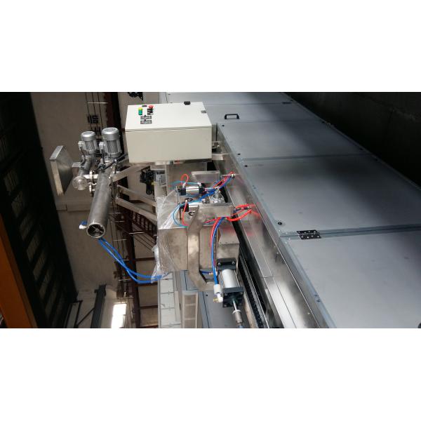 SS304 23kw Double Heads Chocolate Pouring Machine