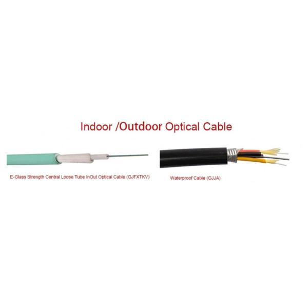 LSZH 24 Core Armoured GYXTW Fiber Optic Cable Aerial Applicatio