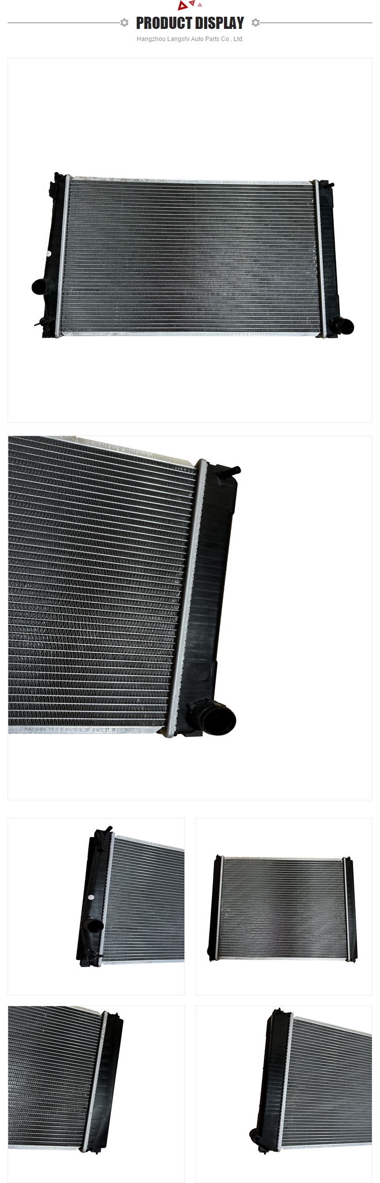 Rav 4 2.0 2013-2019 Aluminum Radiator and Plastic Water Tank for Engine Cooling System