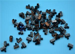 China SMD Mini 3 Position Push Button On Off Switch Slide Electrical 50000 Cycles wholesale