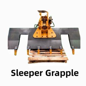 China Railway Maintenance Excavator Rotating Grapple For Grab , Sort , Riprap Or Trash wholesale