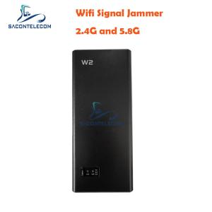 China 5200mAH 3w Handheld WiFi Signal Blocker 2.4G 5.2G 5.8G ISO9001 on sale