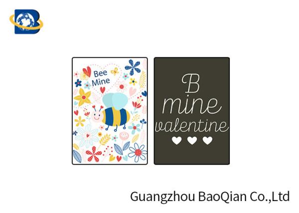 Quality Valentine 3D Lenticular Card Lenticular Image Printing Similar To Holograms for sale