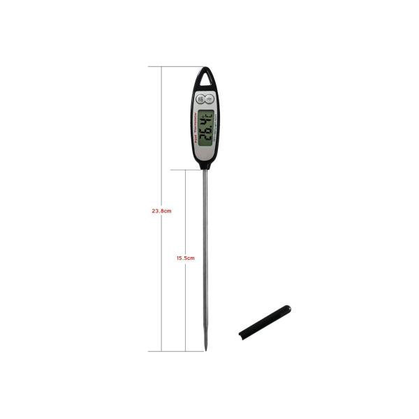 Meat Candy Thermometer with LCD Screen, Anti-Corrosion, Best for Kitchen, Grill, BBQ, Milk, and Bath Water TP108