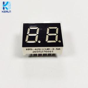 China Red Color 2 Digit 7 Segment Display Module 0.4 Inch SGS Approved wholesale