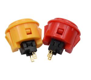 China Multiple Color Sanwa 24mm Arcade Buttons 2 Pin For Arcade Console wholesale